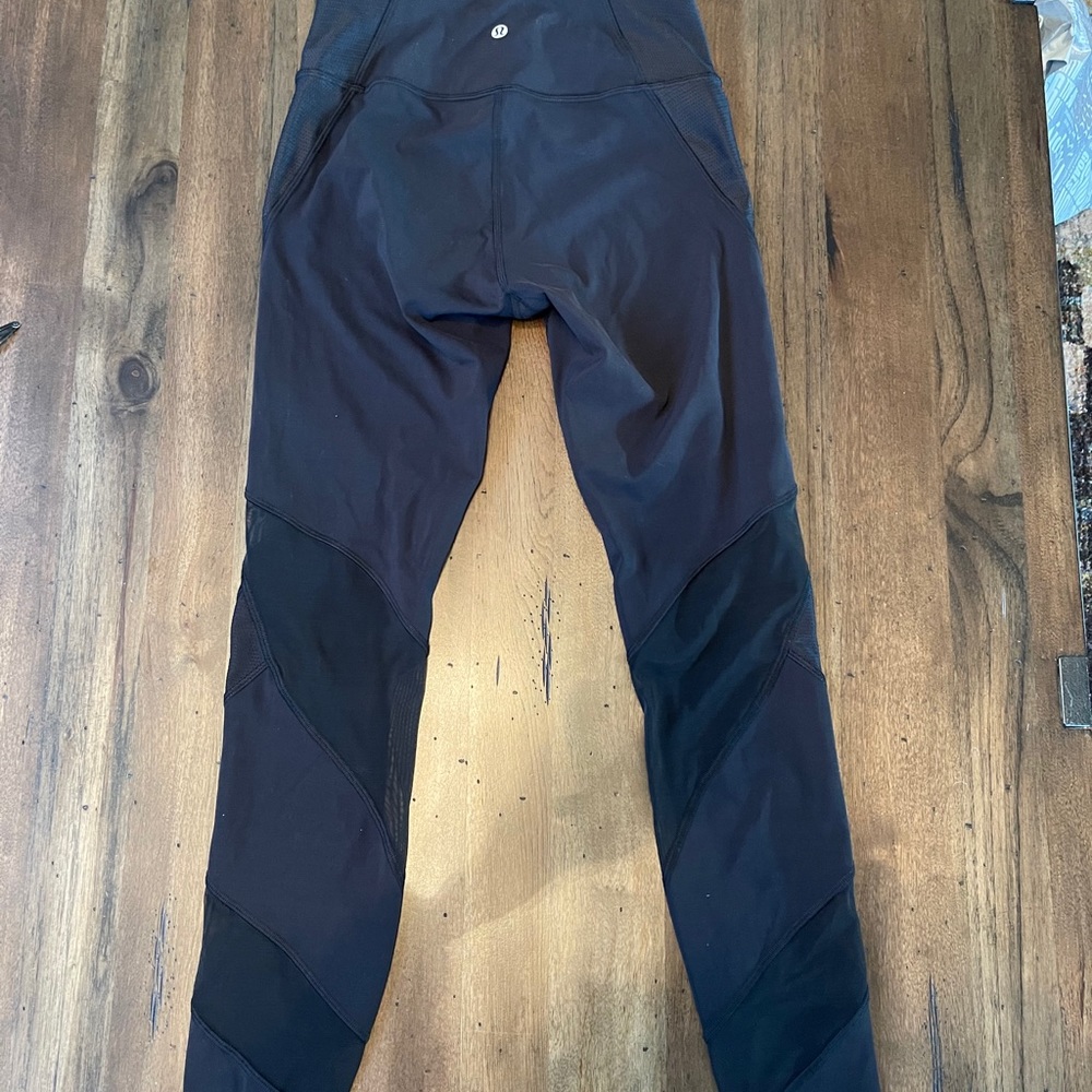 Lululemon wunder under with mesh full length - Picture 2 of 3